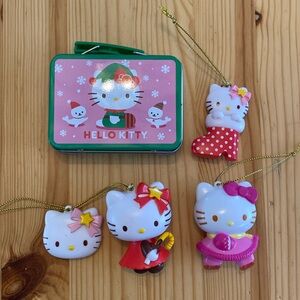 Hello Kitty Christmas Bundle Ornaments & Box